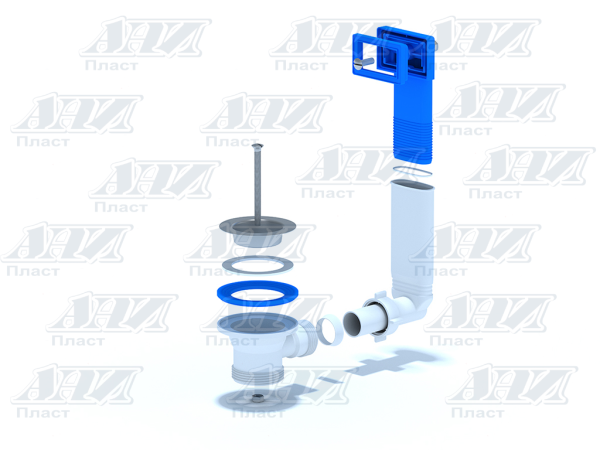 N105 АНИ Перелив для мойки 1 1/2 N105 АНИ Перелив для мойки 1 1/2