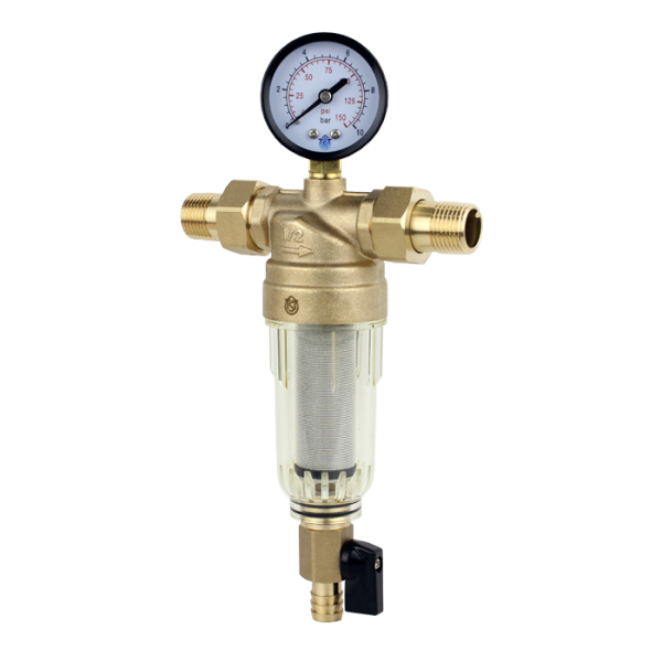 САЙТ TST-02 Фильтр с манометром TST 12 (для холодной воды)